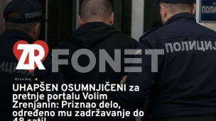 Uhapšen osumnjičen za pretnje